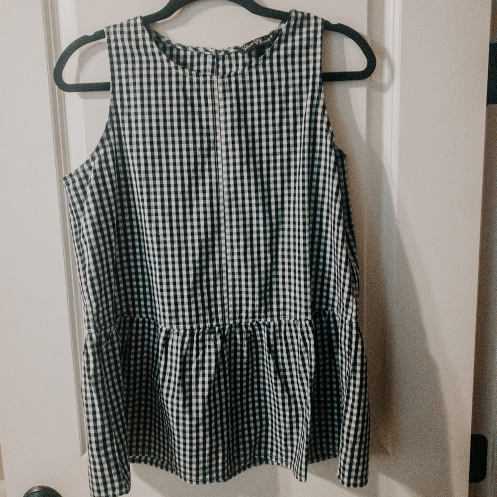 plaid tank top